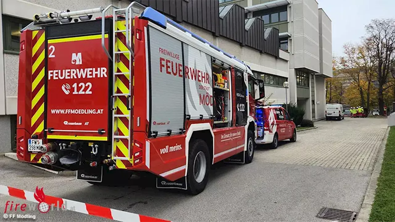 Nö: Großeinsatz nach Explosionsgefahr durch ausgetrocknete Pikrinsäure in der HTL Mödling