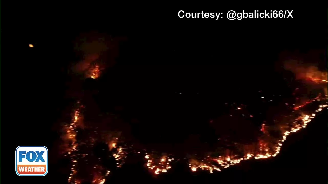 New Jersey, Connecticut wildfires surge amid drought conditions: VIDEO