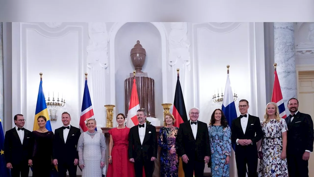 Dinner im Schloss Bellevue: So edel feiern die royalen Gäste