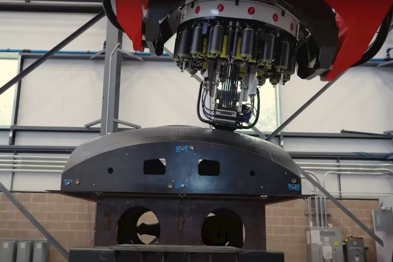 See the 99-Ton Robot That’s Printing Rocket Lab’s Neutron Rocket