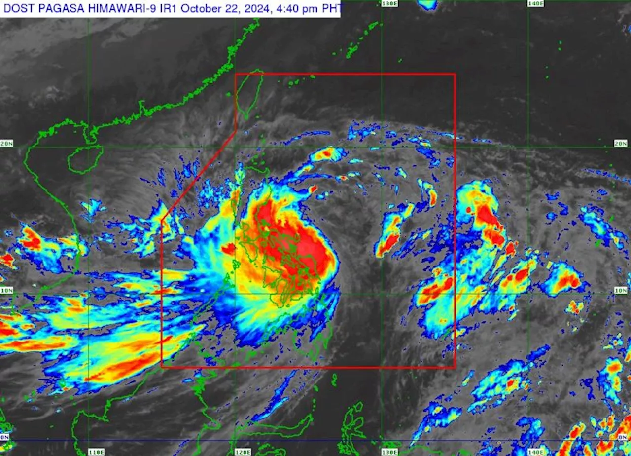 7 areas under Signal No. 2 as Kristine slightly intensifies