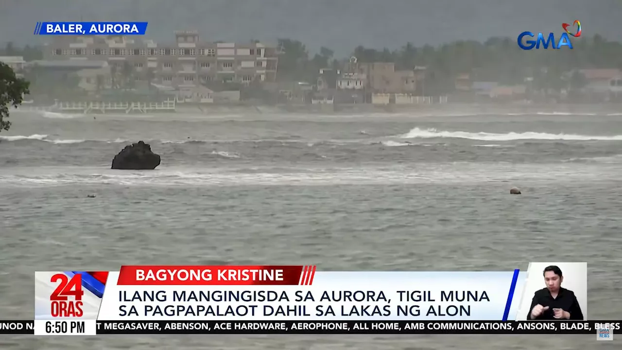 Fishing, tourism activities in Aurora halted due to TS Kristine