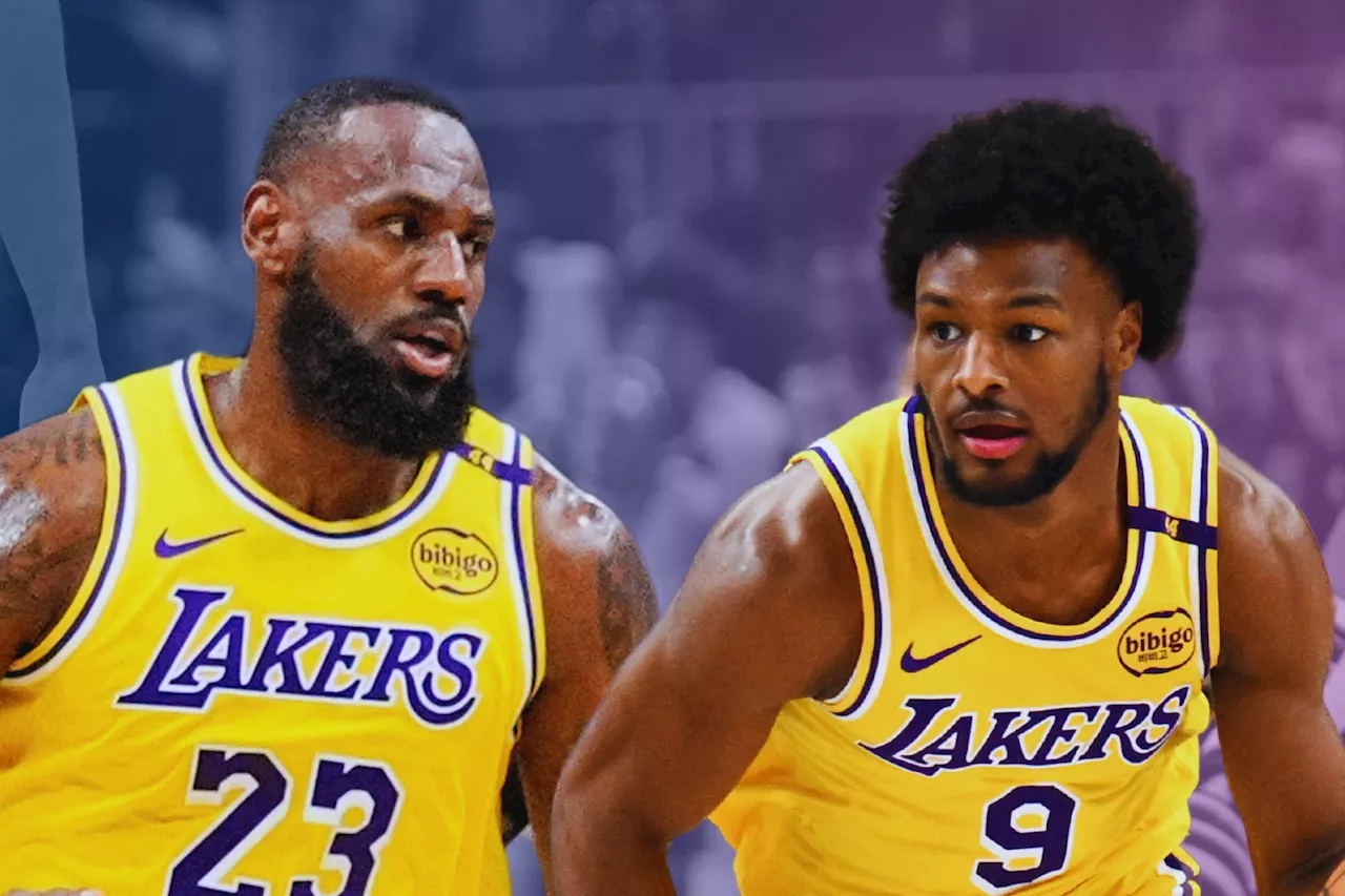 NBA: Lights on LeBron, Bronny James as Lakers open vs. Wolves