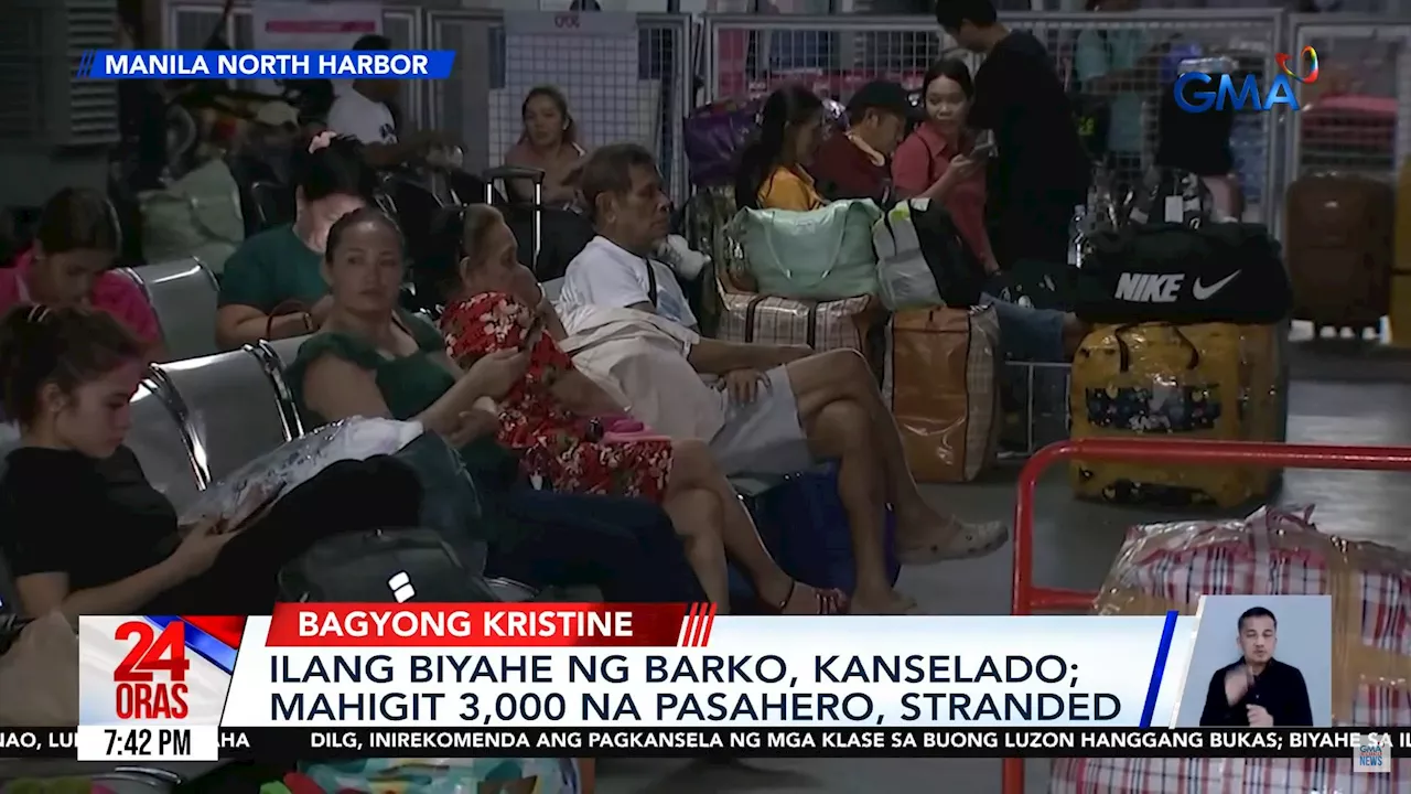 Thousands of passengers stranded in seaports due to Kristine