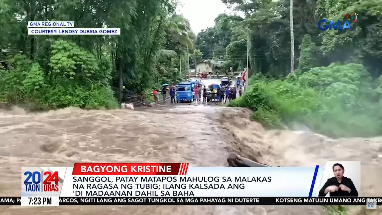 Tropical Storm Kristine brings floods in Visayas, Mindanao