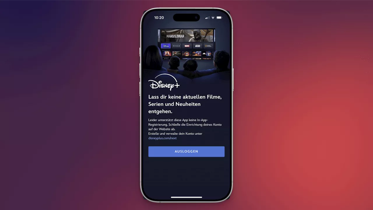 Disney+: iPhone-App streicht In-App-Abos, umgeht Apple-Provision