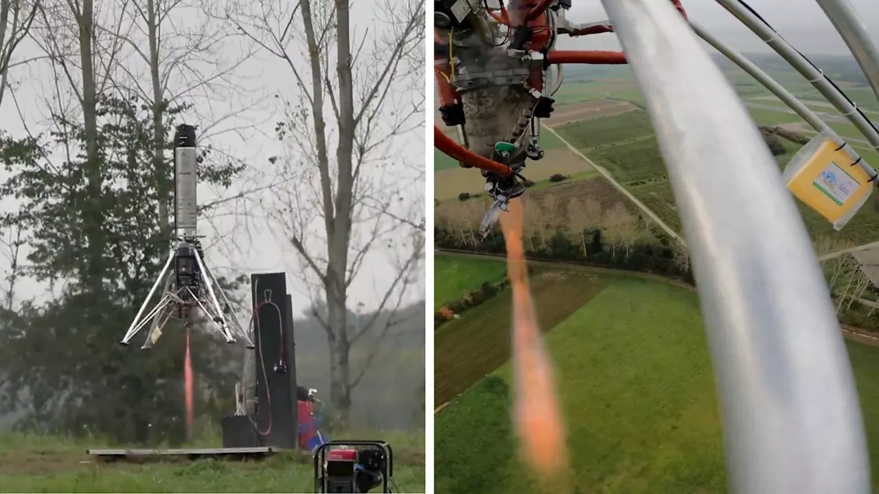 Elon Musk alert: Student-built rocket aces Europe’s 1st vertical landing test