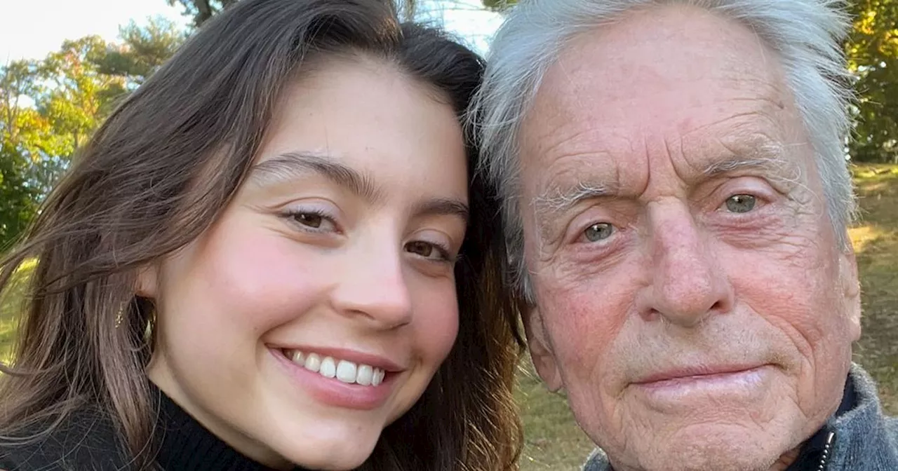 Michael Douglas, 80, poses for selfie with daughter Carys as she shares nickname