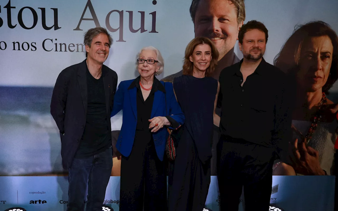 Fernanda Montenegro, Fernanda Torres e mais famosos se reúnem em première de 'Ainda Estou Aqui' no Rio