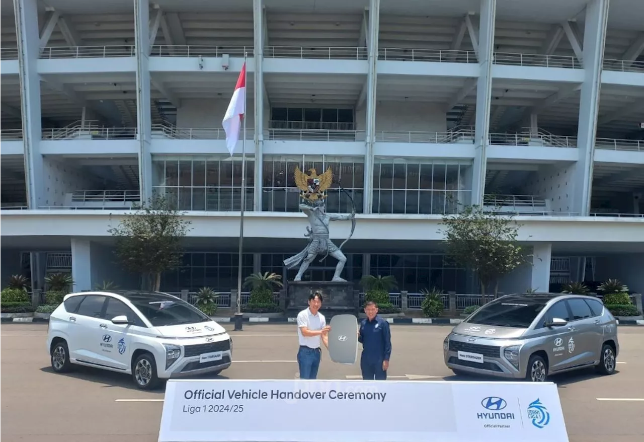 Dukung Sepak Bola Indonesia, Hyundai Stargazer jadi Kendaraan Resmi Liga 1