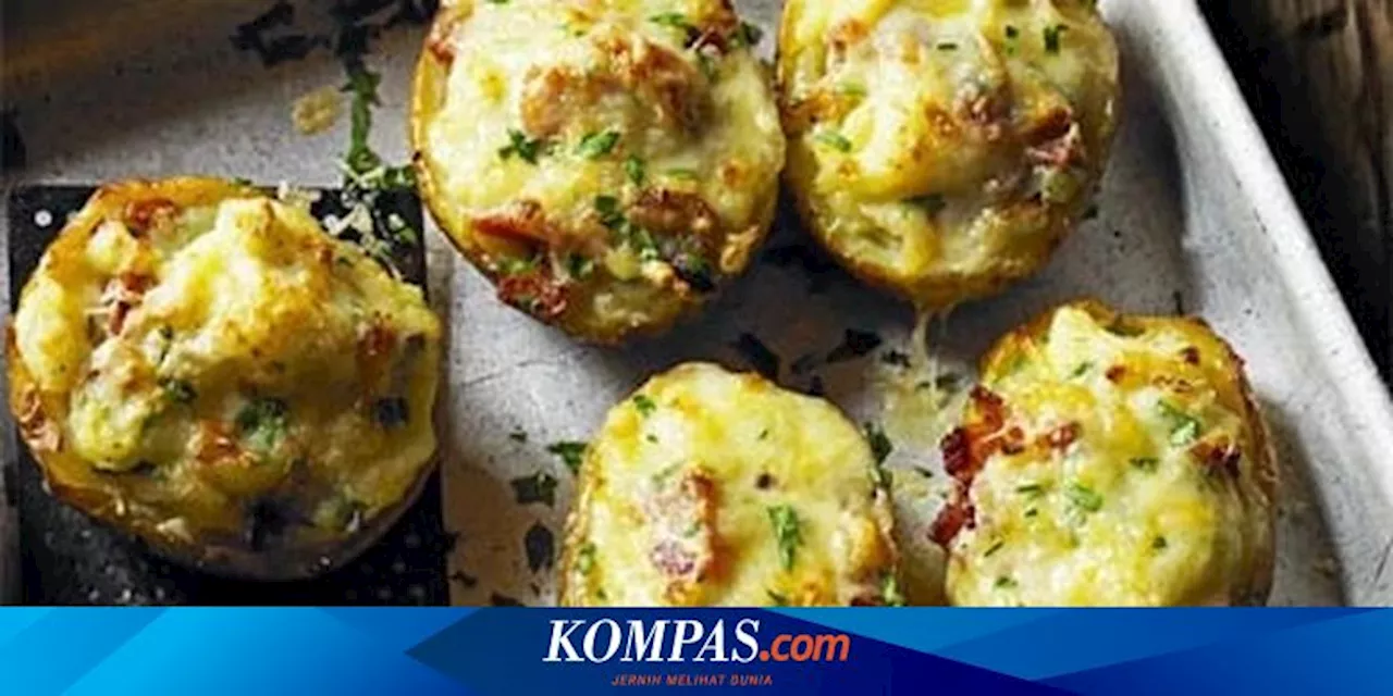 Resep Kentang Panggang Keju, Camilan Enak dan Mengenyangkan