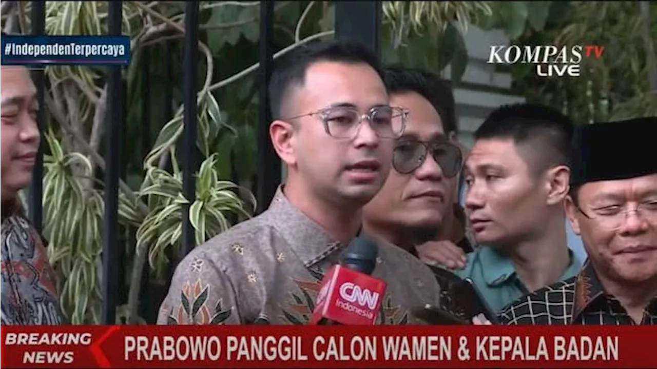 Dilantik Prabowo, Raffi Ahmad Mengaku Siap Jalankan Tugas sebagai Utusan Khusus Presiden