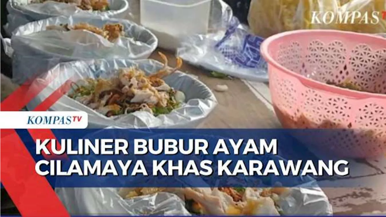 Lezatnya Bubur Ayam Cilamaya dari Karawang dengan Kuah Bumbu Kecap yang Khas