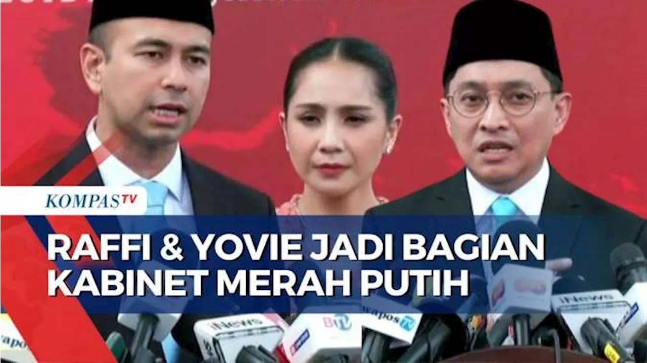 Raffi Ahmad Dilantik Jadi Utusan Khusus Presiden, Yovie Widianto Dilantik Jadi Stafsus Prabowo