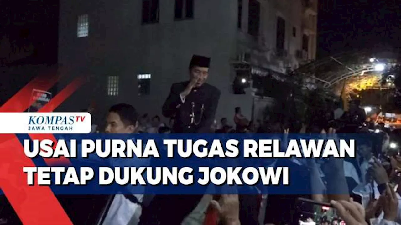 Usai Purna Tugas, Relawan Tetap Dukung Jokowi