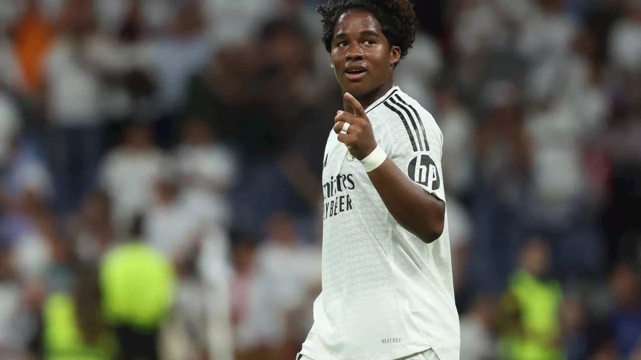 Endrick viraliza ao aparecer com novo corte de cabelo em treino do Real Madrid