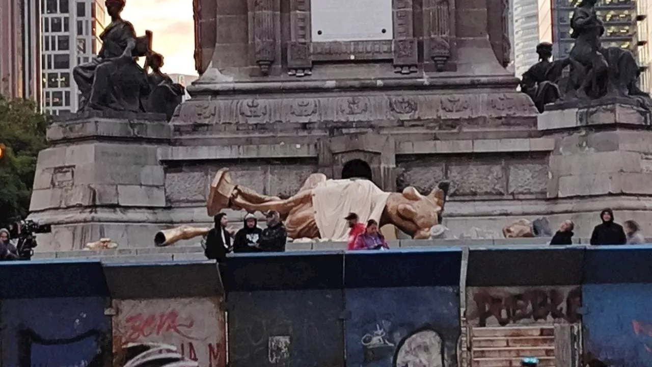 ¿Qué pasa esta mañana en el Ángel de la Independencia?