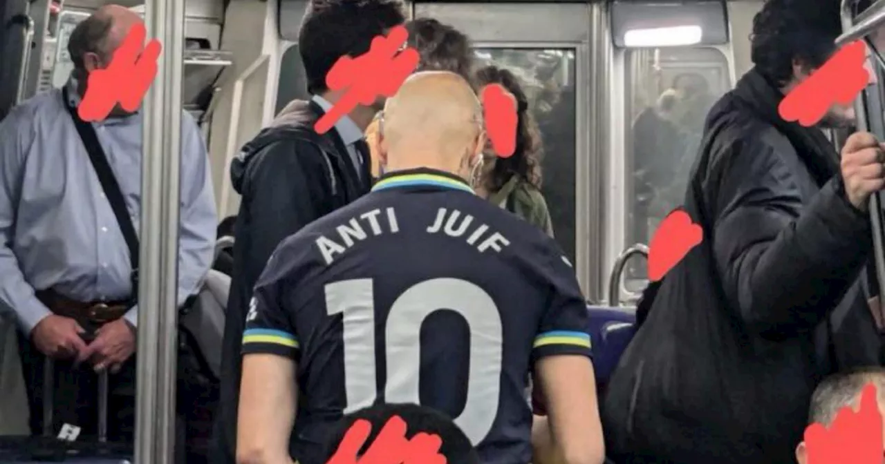 Paris : un homme photographié avec un maillot floqué «anti juif», une enquête ouverte