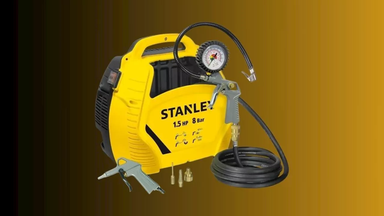 Bonne affaire à saisir sur ce compresseur d’air Stanley ultra compact 3 en 1