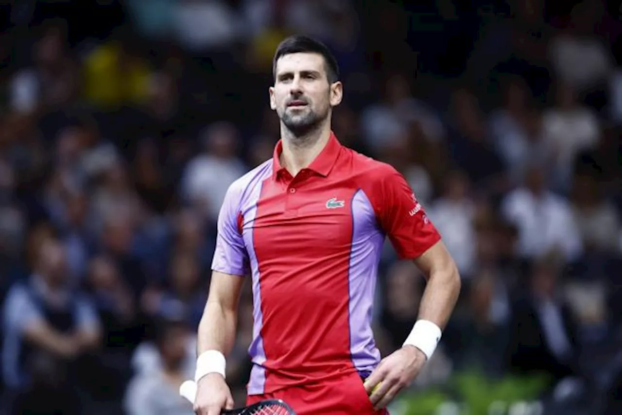 Forfait, Novak Djokovic ne défendra pas son titre au Rolex Paris Masters