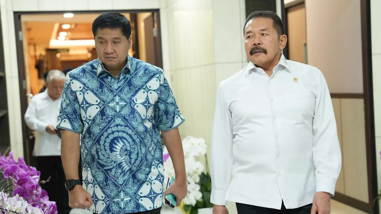 Jaksa Agung dan Menteri Perumahan dan Kawasan Permukiman Bertemu, Bahas Tanah Sitaan