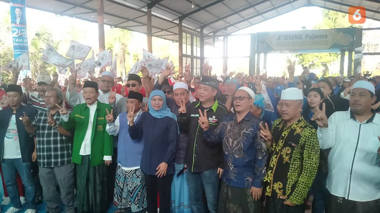 Kampanye di Banyuwangi, Cagub Khofifah Ingin Jatim Jadi Gerbang Baru Nusantara