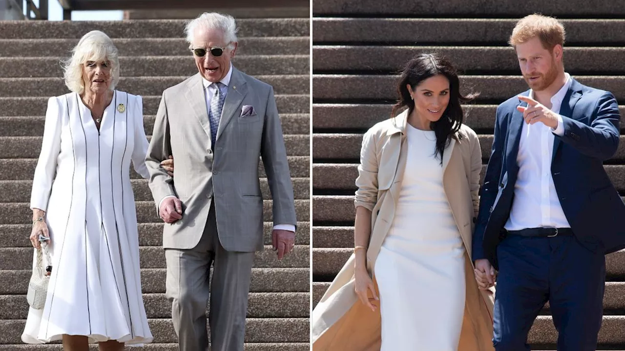 King Charles and Queen Camilla Just Recreated Meghan and Harry's Famous Sydney Opera House Photo