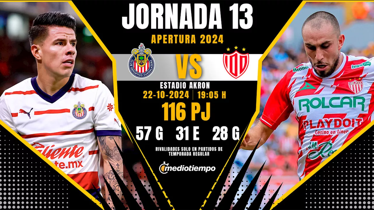 ¿A qué hora juega Chivas vs. Necaxa? Dónde VER partido HOY en Liga MX 2024