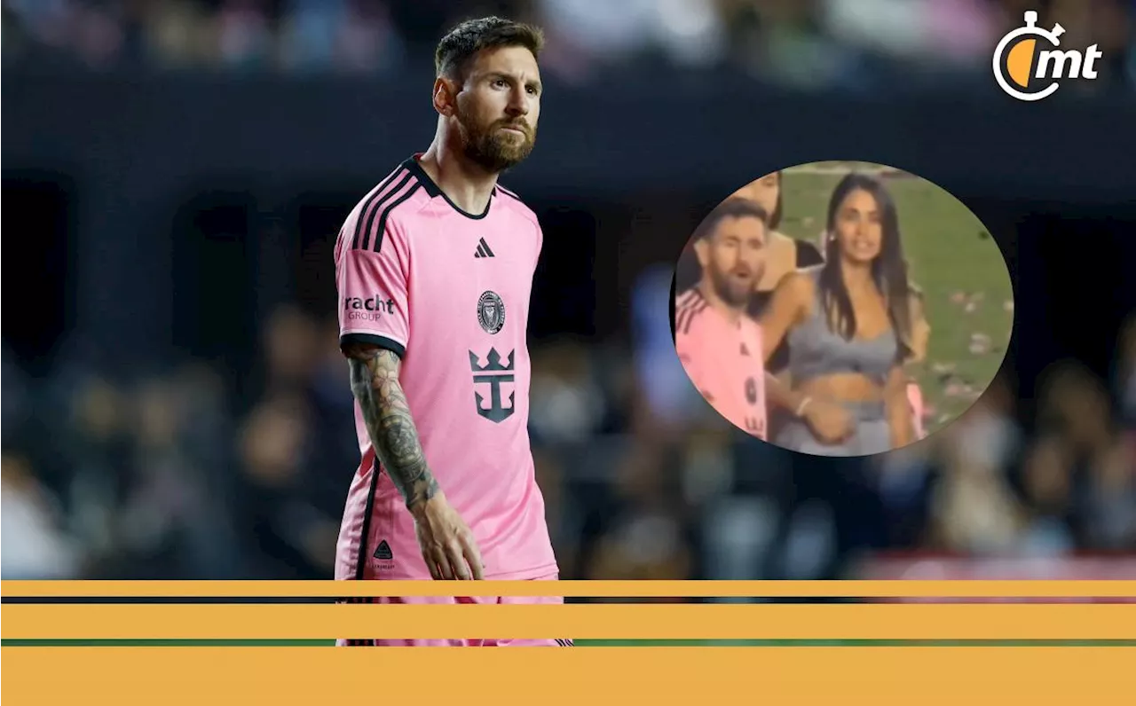 Lionel Messi le pegó TREMENDA regañada a sus hijos en pleno festejo