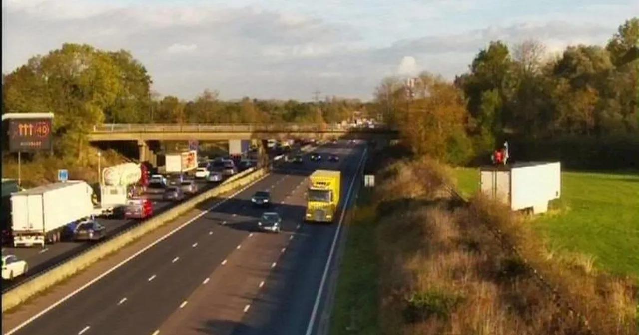 LIVE: Huge delays with FIVE MILES of queues on M6 motorway amid crash