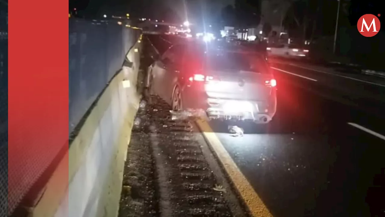 Hombre muere tras ser atropellado en la autopista México-Puebla; conductor no lo vio