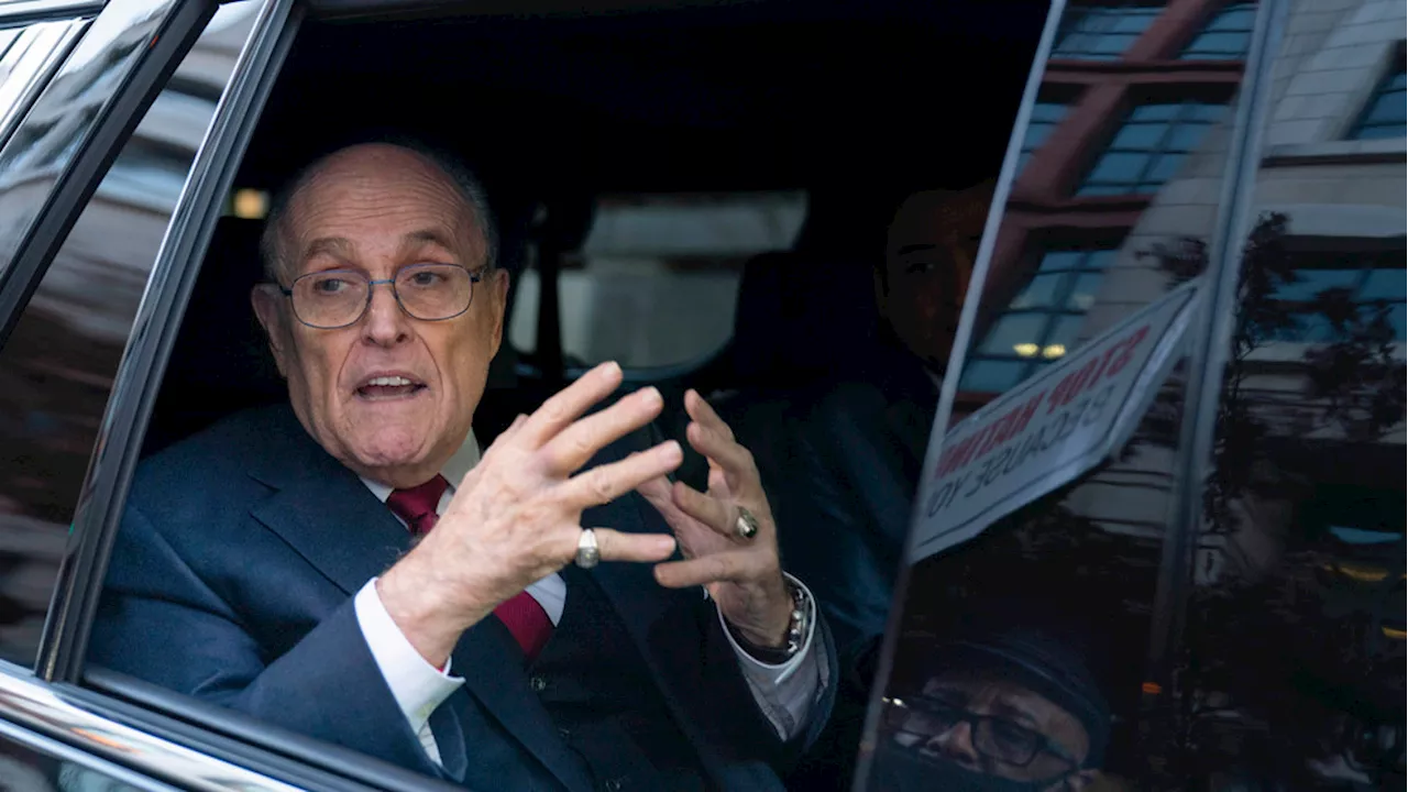 Rudy Giuliani ordered to surrender assets to Georgia election workers he defamed