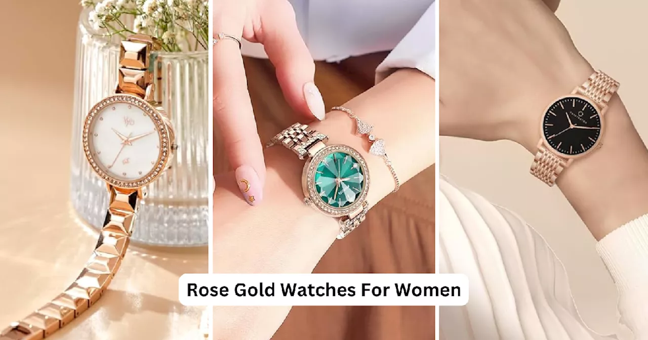 स्टॉक खत्म होने से पहले 88% तक डिस्काउंट पर खरीद लें Rose Gold Watches, बवाल मचाने वाली डील ले आया Amazon Sale