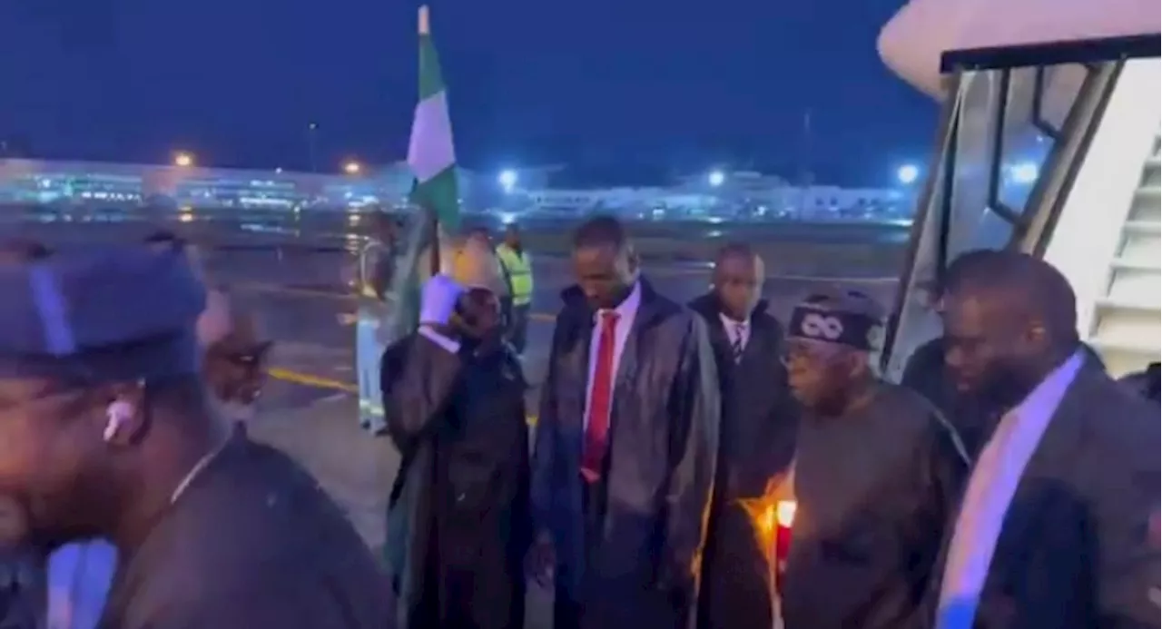 BREAKING: President Tinubu Returns to Abuja [VIDEO]