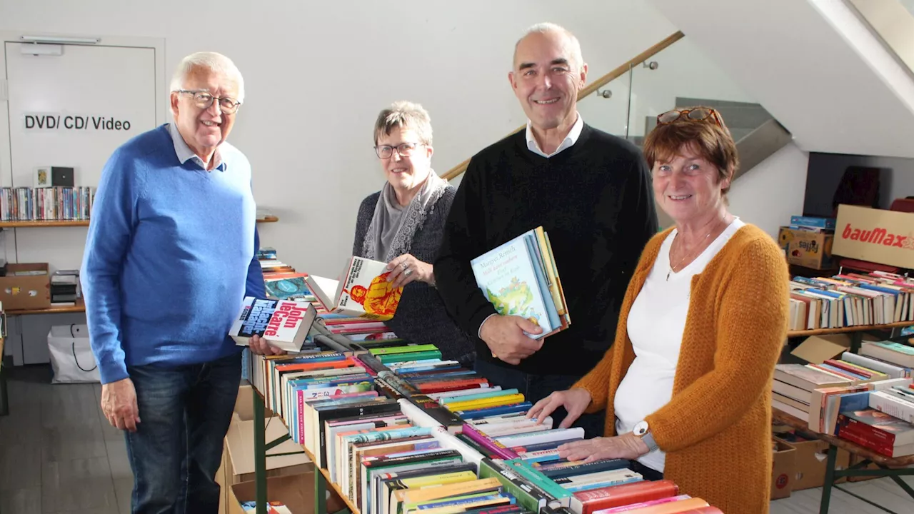 Jubiläum gefeiert: 10. Bücherflohmarkt fand im Pfarrheim statt