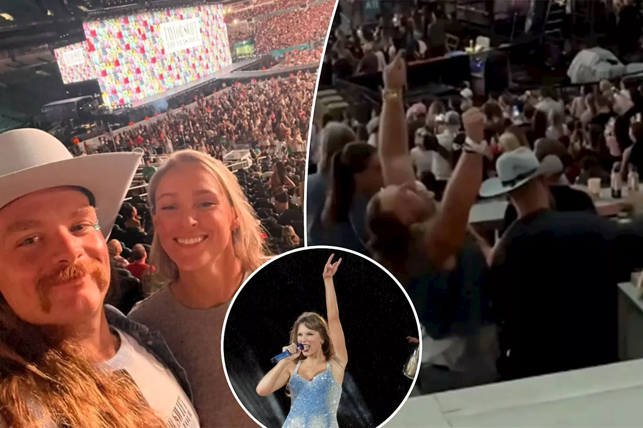 Jason Kelce's ex-teammate mistaken for Kylie Kelce at Taylor Swift concert