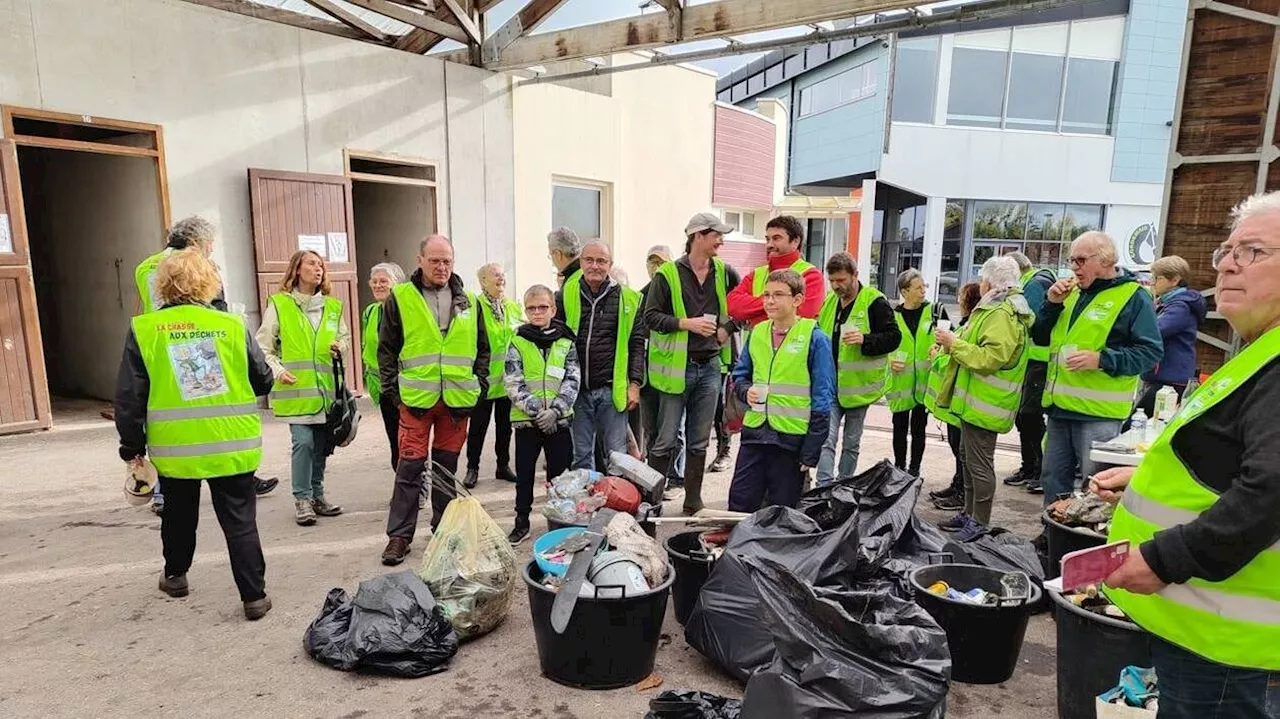 225 kg de déchets collectés en 2 heures par les Sages de Cordemais