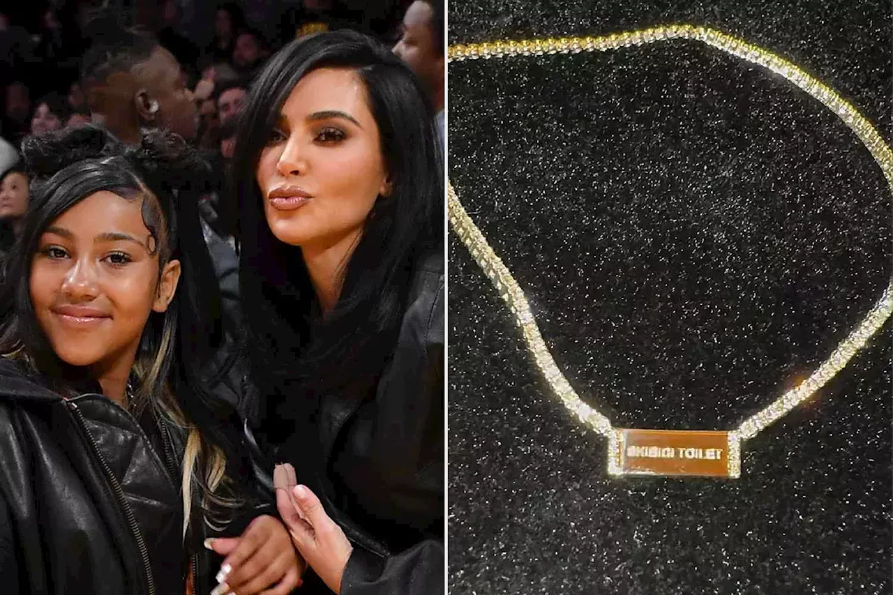 North West Gets Mom Kim Kardashian A Diamond Necklace With Bizarre ...