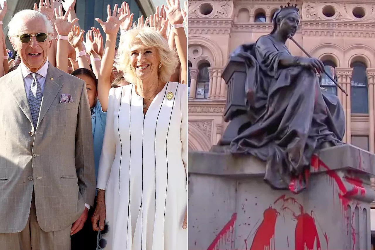 Queen Victoria Statue Defaced with Red Paint During King Charles' Royal Tour of Australia