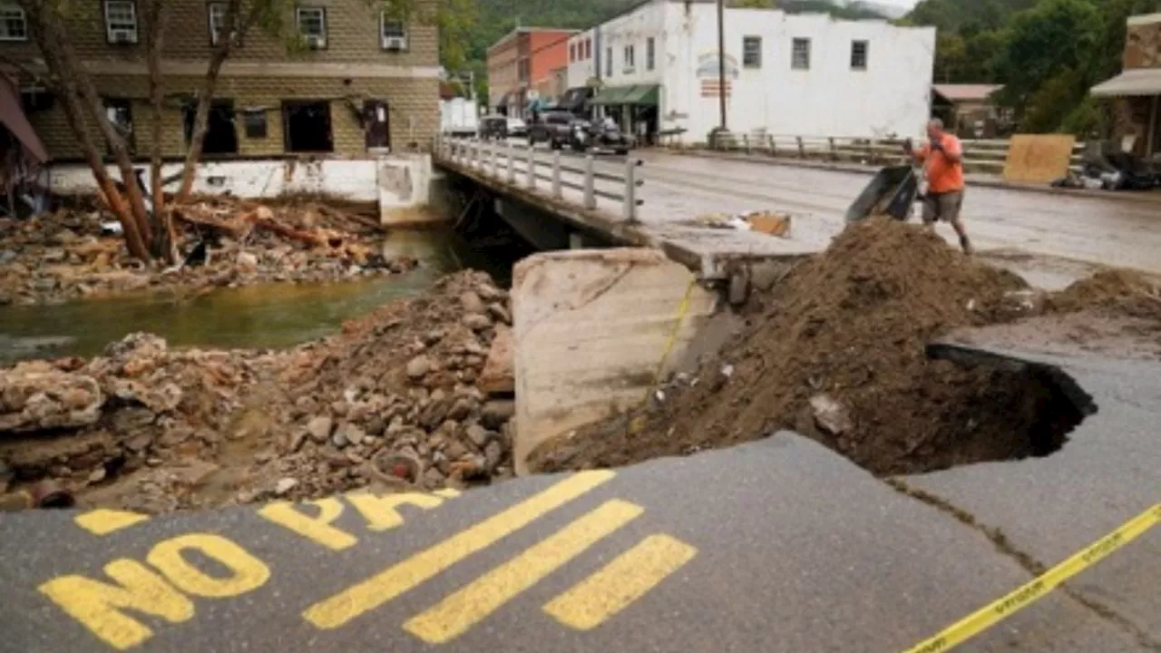 Un condado de Carolina del Norte contabilizó 30 muertes de más por el huracán Helene