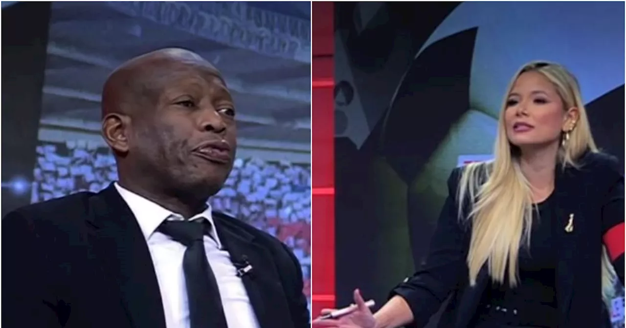 Melissa Martínez de ESPN recibió burla del ‘Tino’ Asprilla por su peculiar maquillaje