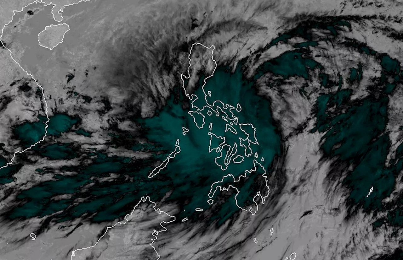 Nearly entire Luzon under wind signals due to Tropical Storm Kristine