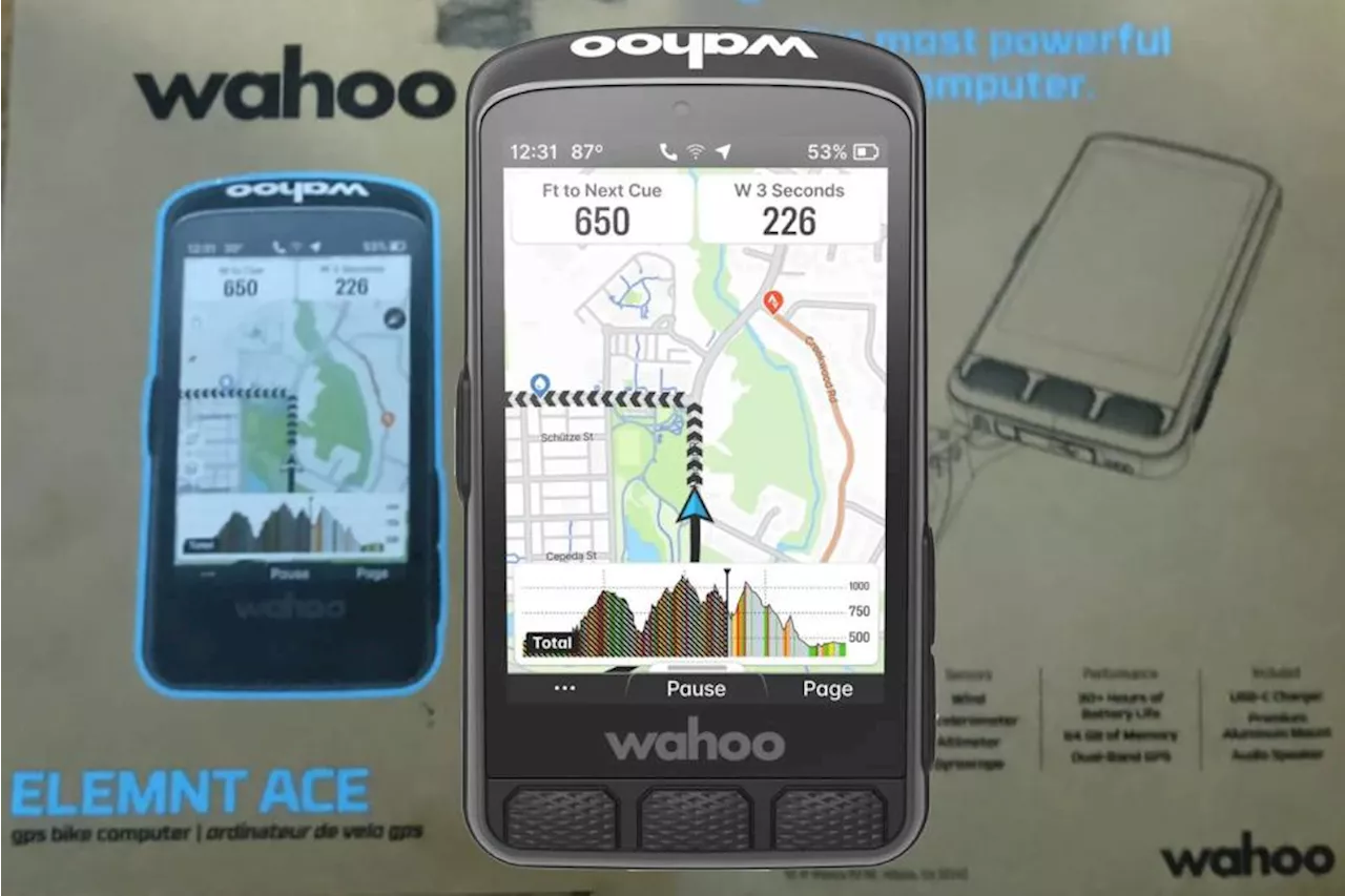 New Wahoo bike computer leaked that appears to have a built-in wind sensor