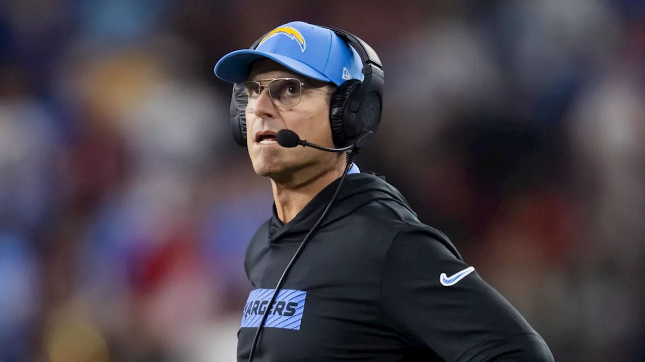 Chargers' Jim Harbaugh starting to come under fire for failing Justin Herbert