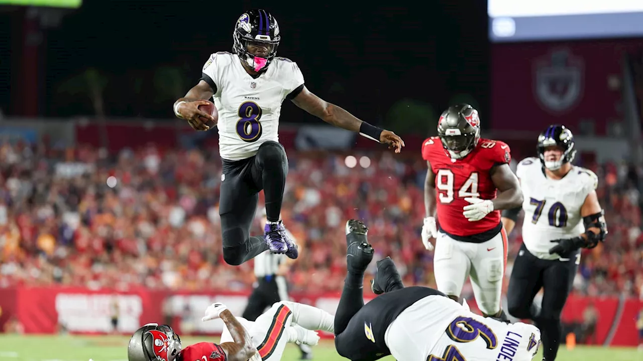 Lamar Jackson Leads Baltimore Ravens In Dominant Win Over Tampa Bay Buccaneers