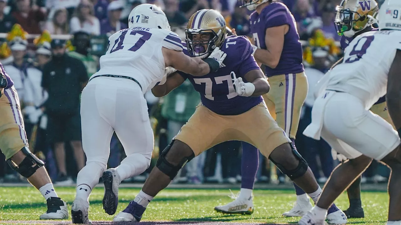 Left Tackle Max McCree Ruled Out of Huskies' Game at Indiana