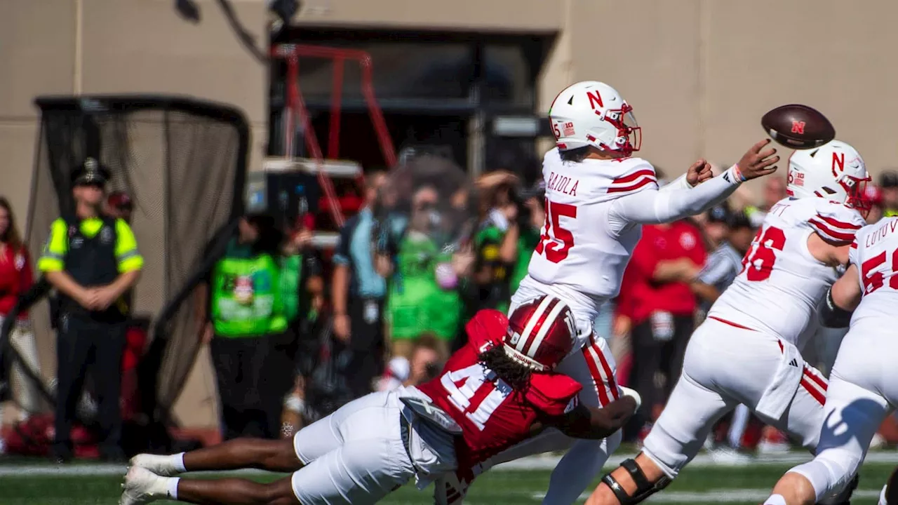 QB Grade: Nebraska Football's Dylan Raiola vs. Indiana