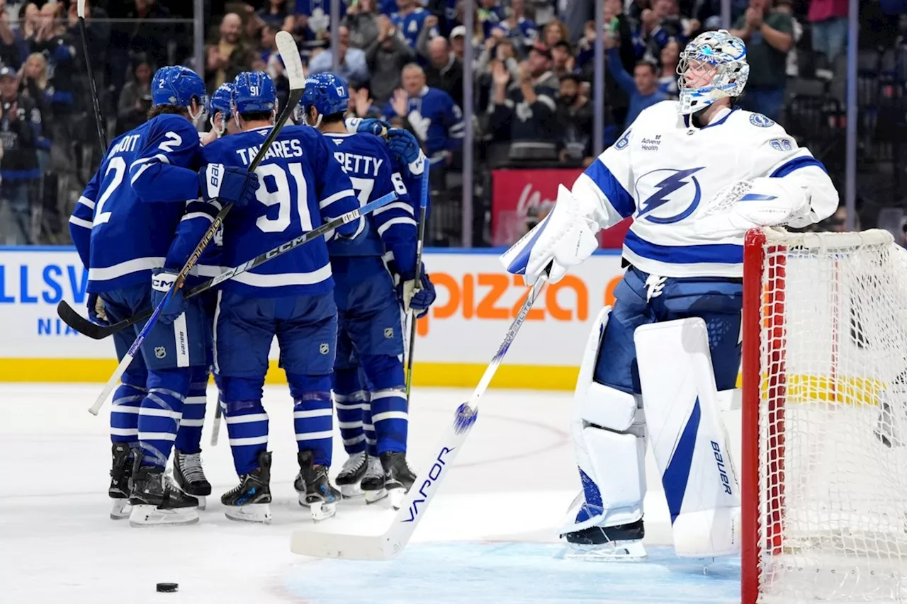 William Nylander powers Maple Leafs over Lightning 5-2