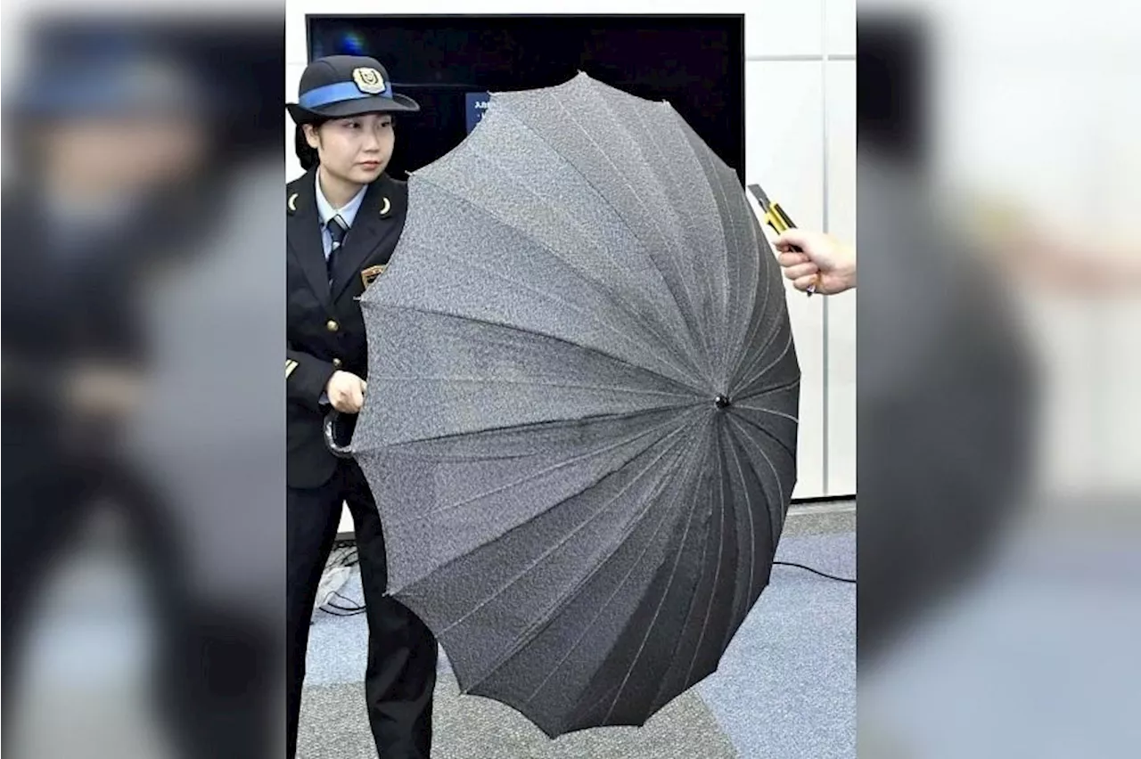 Japan rail company develops stab-resistant umbrella to protect passengers