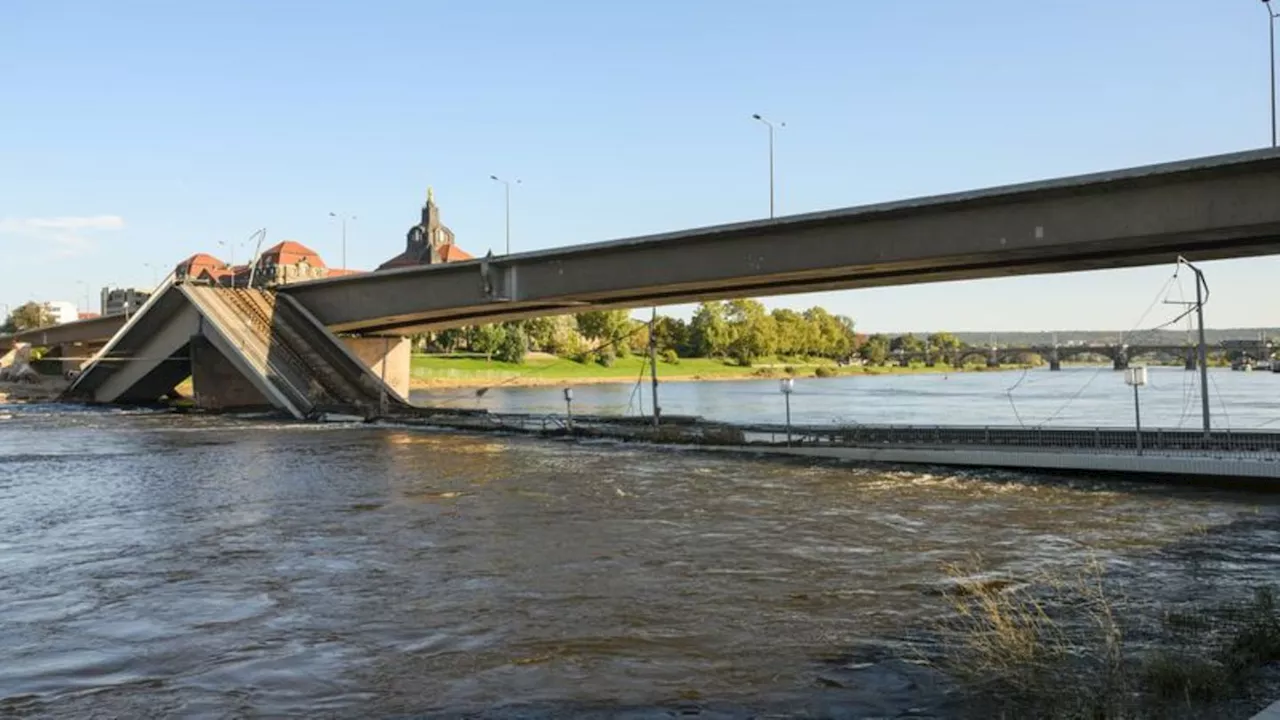 Brückeneinsturz in Dresden: Stadt widerspricht Bericht zu Versäumnissen bei Carolabrücke